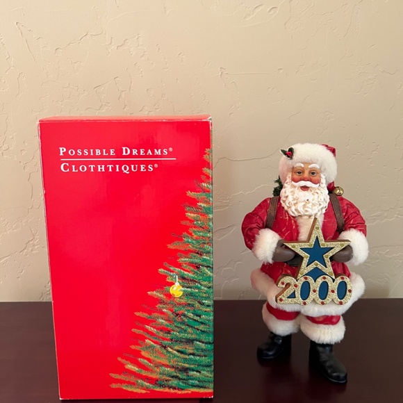 Possible Dreams "Greeting the Millenium" (Year 2000) Santa - Picture 2 of 9